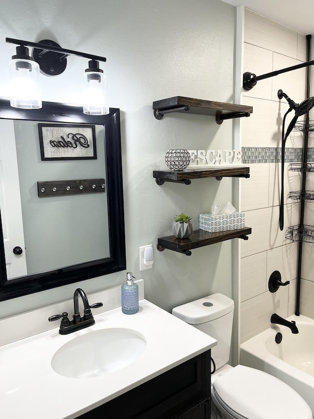 612 NE Powell Dr, Fort Walton Beach, FL 32547 - full bath featuring vanity and bathtub / shower combination
