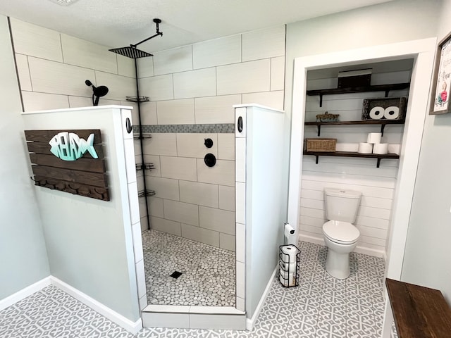 612 NE Powell Dr, Fort Walton Beach, FL 32547 - full bathroom with a walk in shower and tile patterned floors