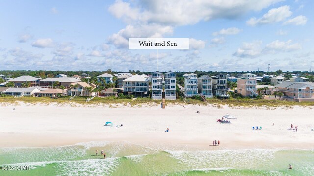 19989 Front Beach Rd, Panama City Beach, FL 32413 - aerial perspective of suburban area with unending shoreline