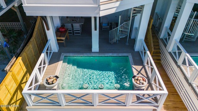 19989 Front Beach Rd, Panama City Beach, FL 32413 - view of outdoor pool