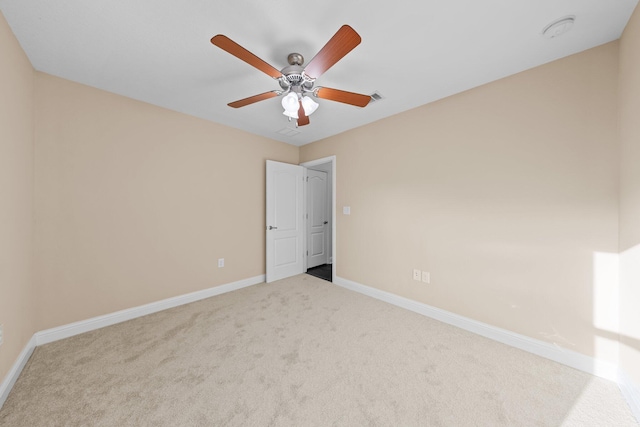 8152 Nevada St, Navarre, FL 32566 - carpeted empty room with ceiling fan and a smoke detector