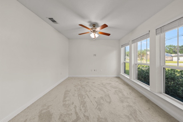 8152 Nevada St, Navarre, FL 32566 - carpeted spare room with a ceiling fan and plenty of natural light