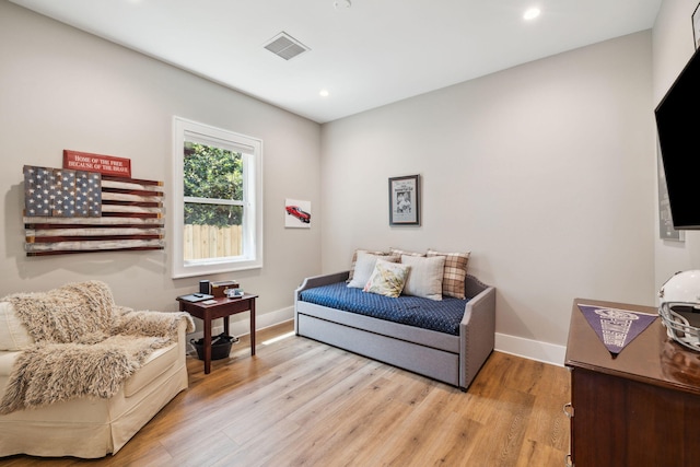 508 W Point Washington Rd, Santa Rosa Beach, FL 32459 - living area featuring light wood-style floors and recessed lighting