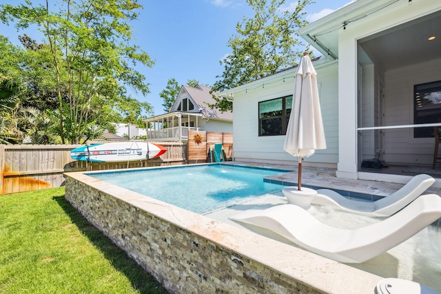 508 W Point Washington Rd, Santa Rosa Beach, FL 32459 - view of swimming pool with a fenced backyard