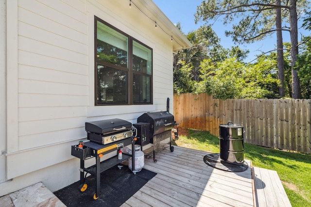 508 W Point Washington Rd, Santa Rosa Beach, FL 32459 - deck featuring grilling area
