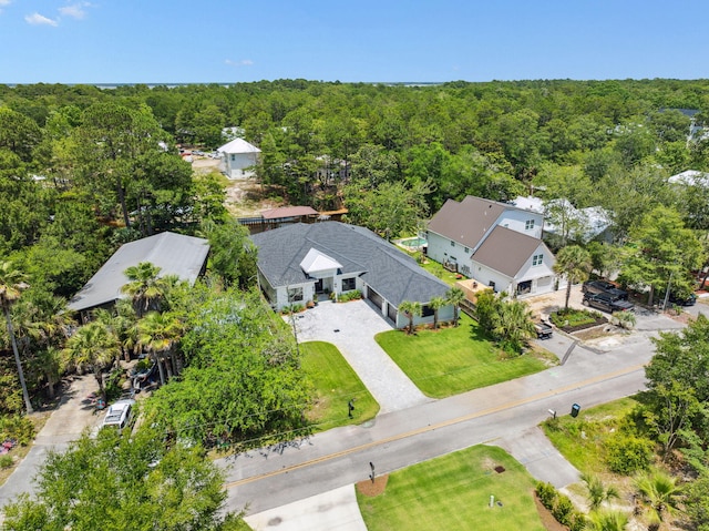 508 W Point Washington Rd, Santa Rosa Beach, FL 32459 - aerial view of property and surrounding area featuring a forest