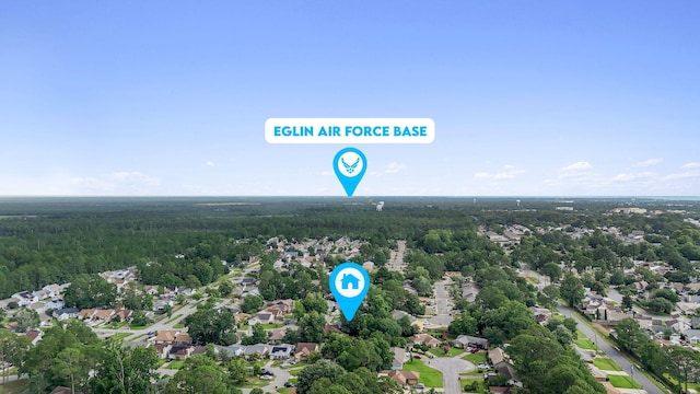 1816 Madelons Path, Fort Walton Beach, FL 32547 - bird's eye view of a forest