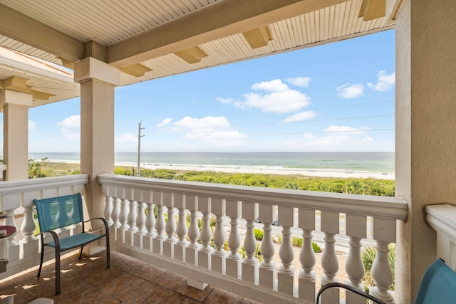 19108 Front Beach Rd Unit A & B, Panama City Beach, FL 32413 - balcony featuring view of water and beach