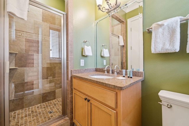 19108 Front Beach Rd Unit A & B, Panama City Beach, FL 32413 - full bathroom featuring a stall shower and vanity