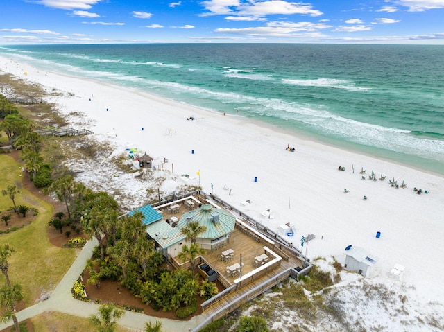 15100 Emerald Coast Pkwy Unit 602, Destin, FL 32541 - drone / aerial view of waterfront with a beach