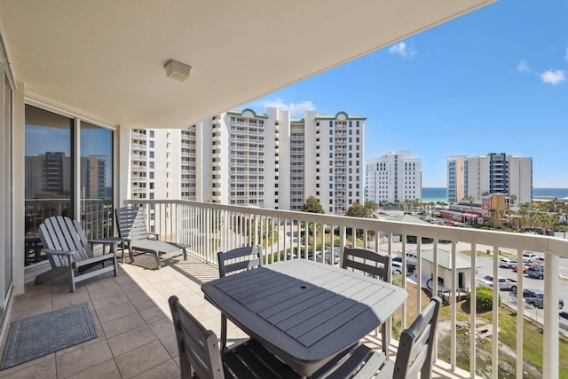 15100 Emerald Coast Pkwy Unit 602, Destin, FL 32541 - balcony featuring a city view and a water view