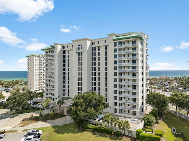 15100 Emerald Coast Pkwy Unit 602, Destin, FL 32541 - view of apartment building / complex with a water view