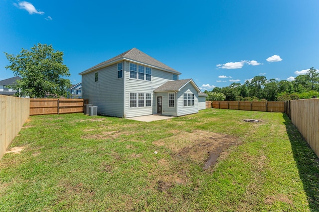 715 Presscott St, Crestview, FL 32536 - back of property featuring a fenced backyard and a patio area