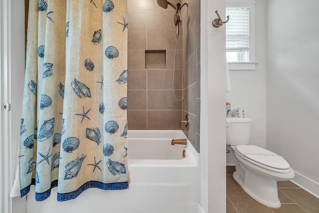 386 Grande Pointe Cir, Inlet Beach, FL 32461 - bathroom featuring tile patterned flooring and shower / bath combination with curtain