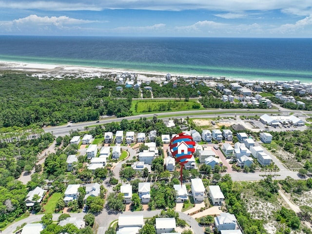 386 Grande Pointe Cir, Inlet Beach, FL 32461 - aerial perspective of suburban area with extended coastline