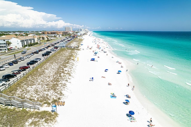 2396 Scenic Gulf Dr Unit 210, Miramar Beach, FL 32550 - bird's eye view of waterfront with a beach
