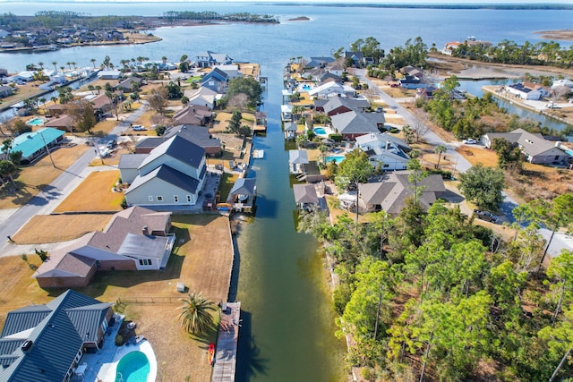 702 Beachcomber Dr, Lynn Haven, FL 32444 - aerial view of residential area with a nearby body of water