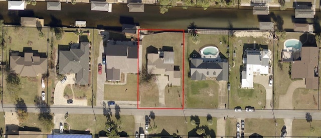 702 Beachcomber Dr, Lynn Haven, FL 32444 - aerial map of property and surrounding area featuring property parcel outlined