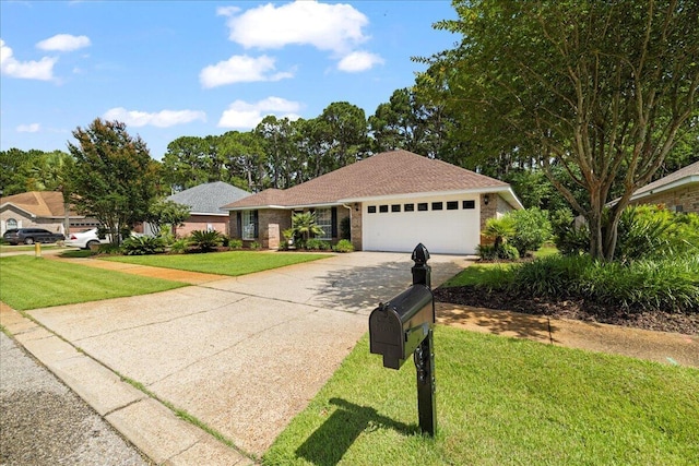 3928 Mesa Rd, Destin, FL 32541 - single story home featuring driveway, a garage, and a front yard