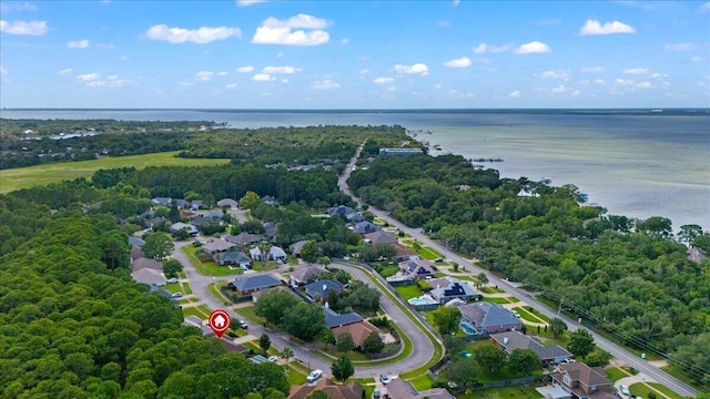 3928 Mesa Rd, Destin, FL 32541 - aerial view of property's location with a large body of water and nearby suburban area