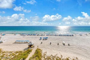 17757 Front Beach Rd Unit 507, Panama City Beach, FL 32413 - water view with nearby beach