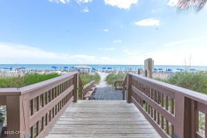 17757 Front Beach Rd Unit 507, Panama City Beach, FL 32413 - view of property's community featuring view of water and beach