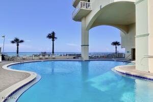 17757 Front Beach Rd Unit 507, Panama City Beach, FL 32413 - community pool with a water view