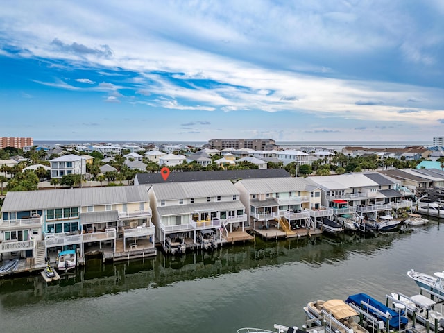 445 Gulf Shore Dr Unit 10, Destin, FL 32541 - aerial view of residential area with a large body of water