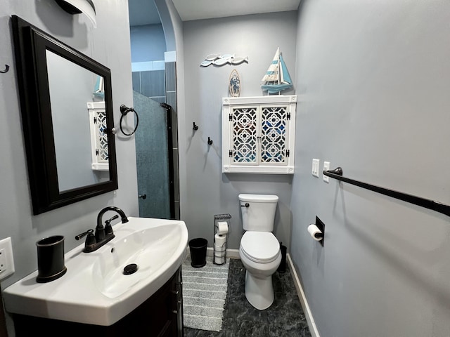 226 N Marsh Lndg, Freeport, FL 32439 - bathroom with vanity and a shower