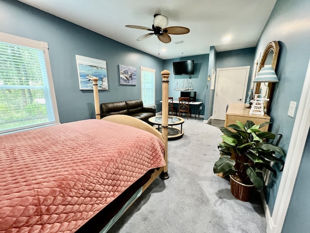 226 N Marsh Lndg, Freeport, FL 32439 - bedroom with carpet floors and a ceiling fan