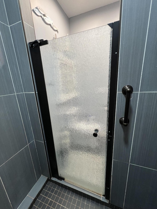 226 N Marsh Lndg, Freeport, FL 32439 - full bathroom with a shower stall and tile patterned floors