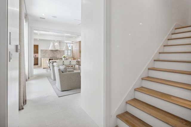 40 Silver Sea Ct Unit Aa4, Inlet Beach, FL 32461 - staircase with tile patterned floors