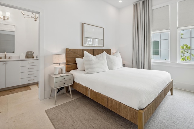 40 Silver Sea Ct Unit Aa4, Inlet Beach, FL 32461 - bedroom featuring a sink and recessed lighting