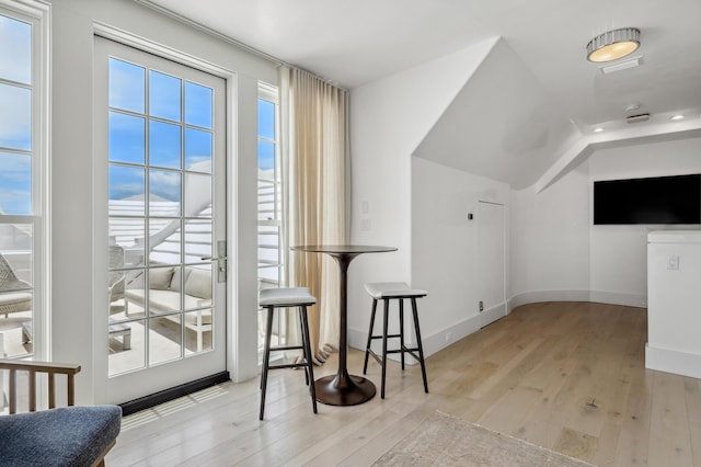 40 Silver Sea Ct Unit Aa4, Inlet Beach, FL 32461 - additional living space featuring wood finished floors and lofted ceiling