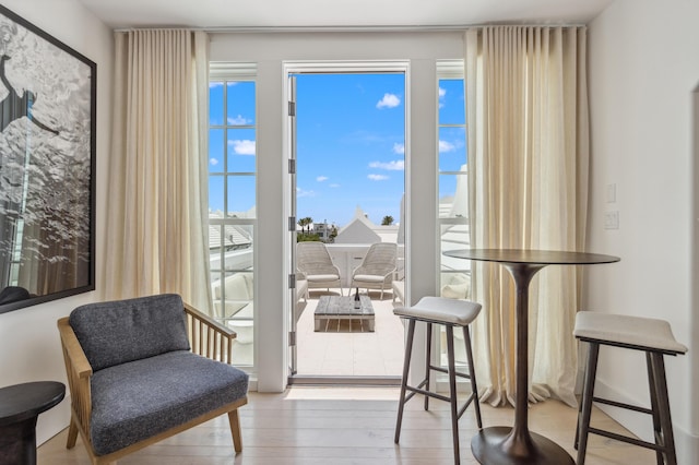 40 Silver Sea Ct Unit Aa4, Inlet Beach, FL 32461 - sitting room featuring wood finished floors