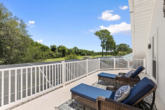 96 Garnet Pl, Destin, FL 32541 - view of patio / terrace with view of wooded area