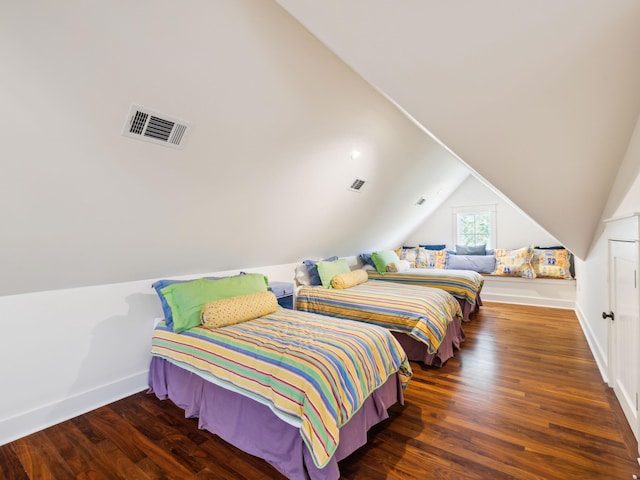 16 Beachberry Ln, Santa Rosa Beach, FL 32459 - bedroom featuring wood finished floors and lofted ceiling
