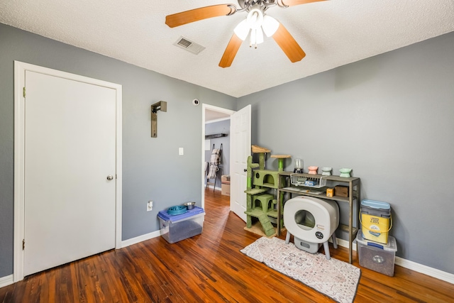 965 B St, Crestview, FL 32536 - playroom featuring a ceiling fan and wood finished floors