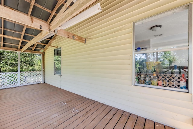 965 B St, Crestview, FL 32536 - view of wooden deck