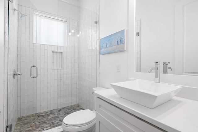 257 Matts Way, Santa Rosa Beach, FL 32459 - bathroom with a shower stall and vanity