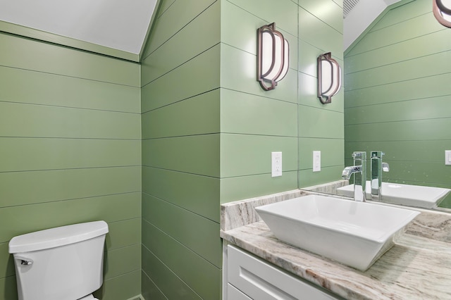 257 Matts Way, Santa Rosa Beach, FL 32459 - half bath featuring vanity and wood walls