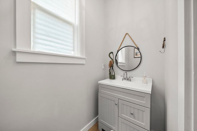 71 Childers Ln, Freeport, FL 32439 - bathroom with vanity and baseboards