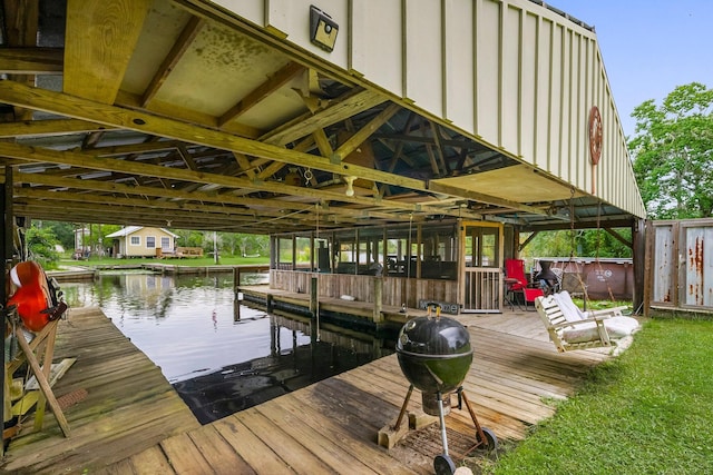 71 Childers Ln, Freeport, FL 32439 - dock with a water view