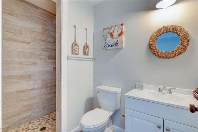 71 Childers Ln, Freeport, FL 32439 - full bathroom featuring vanity and tiled shower