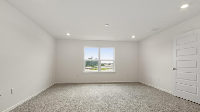 207 Eunola Ln, Freeport, FL 32439 - carpeted empty room featuring baseboards and recessed lighting
