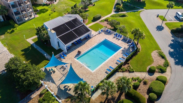 94 Terra Cotta Way, Destin, FL 32541 - aerial view of property and surrounding area with a pool