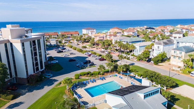 94 Terra Cotta Way, Destin, FL 32541 - aerial view of a nearby body of water and a pool area