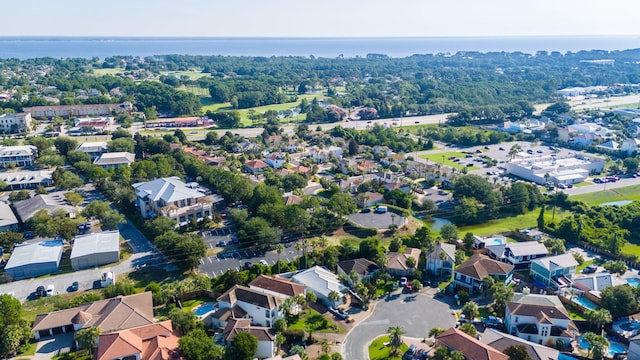 94 Terra Cotta Way, Destin, FL 32541 - aerial perspective of suburban area with a nearby body of water