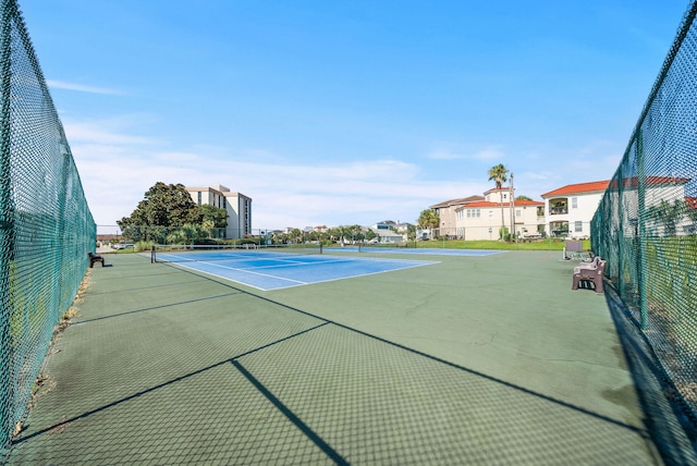 94 Terra Cotta Way, Destin, FL 32541 - view of tennis court featuring a residential view