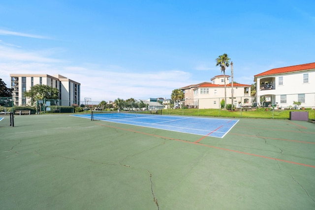 94 Terra Cotta Way, Destin, FL 32541 - view of tennis court featuring a residential view